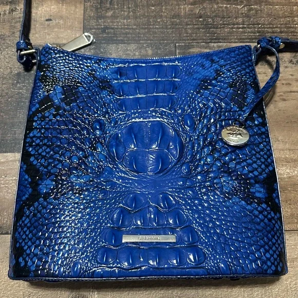 Brahmin Katie Blue Viper Melbourne Crossbody - Picture 4 of 10